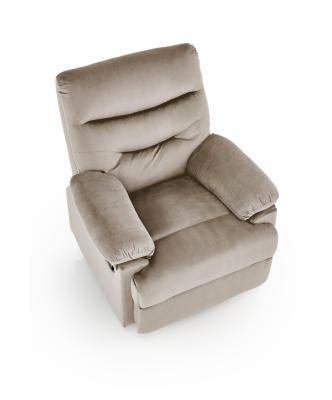 Крісло-реклайнер Halmar DRAGER бежевий, фото 3