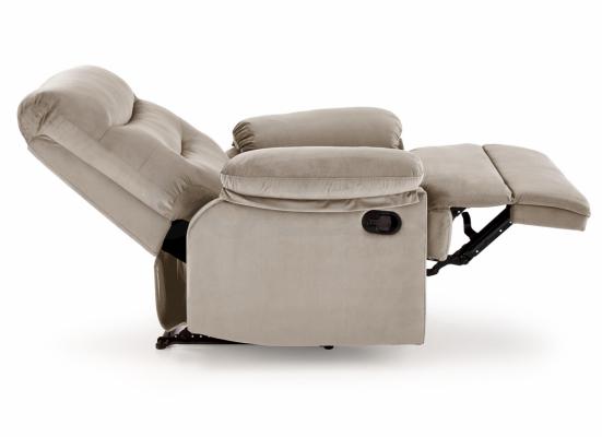 Крісло-реклайнер Halmar DRAGER бежевий, фото 5