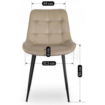 Стул MEBEL ELITE CHRIS БЕЖЕВЫЙ, фото 5