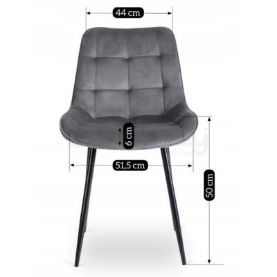 Стілець MEBEL ELITE CHRIS Сірий, фото 6