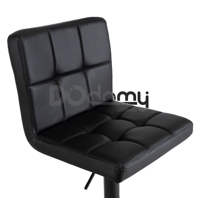 Барный стул MEBEL ELITE NERO Черный Экокожа, фото 4