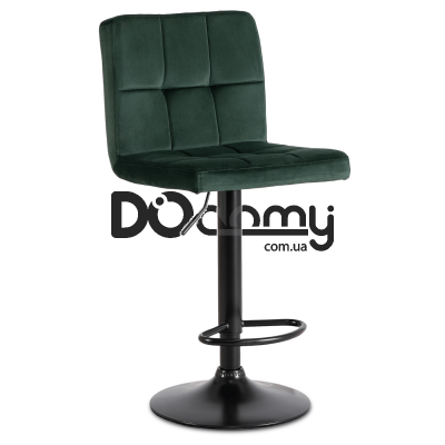 Барный стул MEBEL ELITE NERO Зеленый Welurowy, фото 2