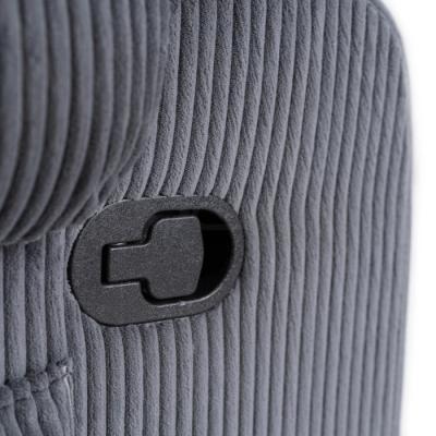 Крісло реклайнер Mebel Elite TORRES сірий, фото 8