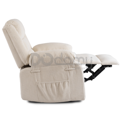 Кресло реклайнер MEBEL ELITE ARTURO Sztruksowy Бежевый, фото 7