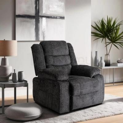 Крісло реклайнер MEBEL ELITE ARTURO Welurowy Чорний, фото 1