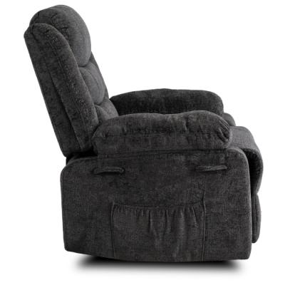 Крісло реклайнер MEBEL ELITE ARTURO Welurowy Чорний, фото 2