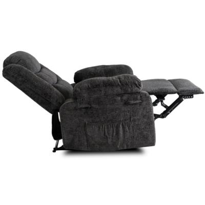 Крісло реклайнер MEBEL ELITE ARTURO Welurowy Чорний, фото 4