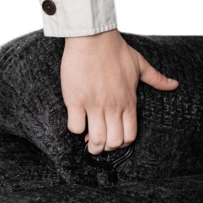 Крісло реклайнер MEBEL ELITE ARTURO Welurowy Чорний, фото 6