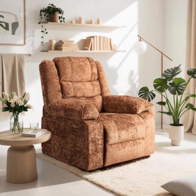 Кресло реклайнер MEBEL ELITE ARTURO Welurowy Оранжевый, фото 1