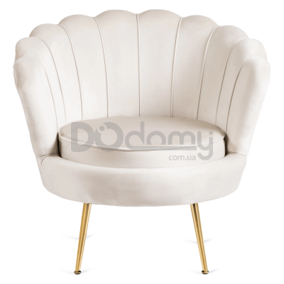 Крісло з підставкою для ніг MEBEL ELITE GRAND Кремовий, фото 3