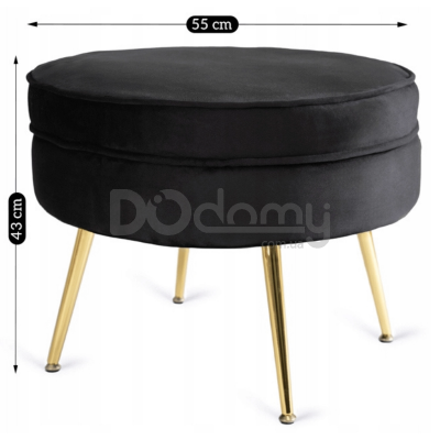 Кресло с подставкой для ног MEBEL ELITE GRAND Черный, фото 4