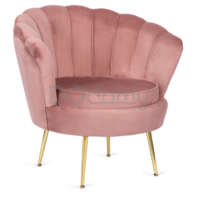 Кресло с подставкой для ног MEBEL ELITE GRAND Розовый, фото 2