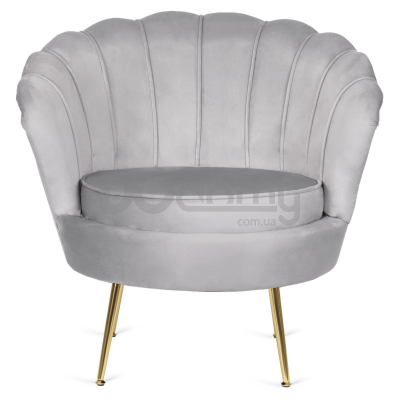 Крісло з підставкою для ніг MEBEL ELITE GRAND Сірий, фото 3