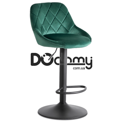 Барный стул MEBEL ELITE EDA Зеленый Welurowy, фото 2