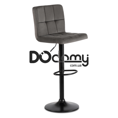 Барный стул MEBEL ELITE NERO Серый Welurowy, фото 2