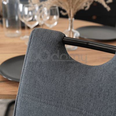 Крісло MEBEL ELITE LOPEZ Темно-сірий, фото 3