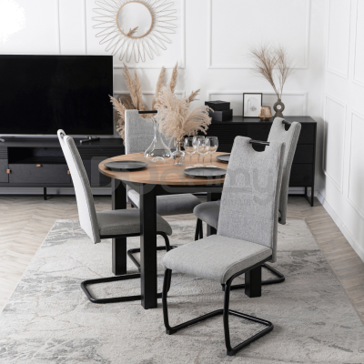 Крісло MEBEL ELITE LOPEZ Сірий, фото 2