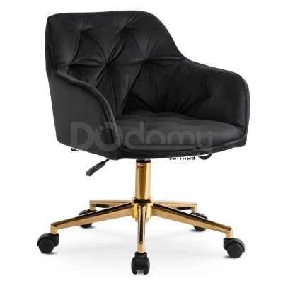 Офисное кресло MEBEL ELITE KONOR Черный/Золотой, фото 2