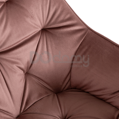 Офисное кресло MEBEL ELITE KONOR Розовый / Золотой, фото 3