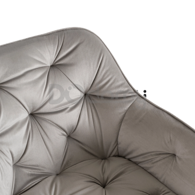 Офисное кресло MEBEL ELITE KONOR Серый / Золотой, фото 3