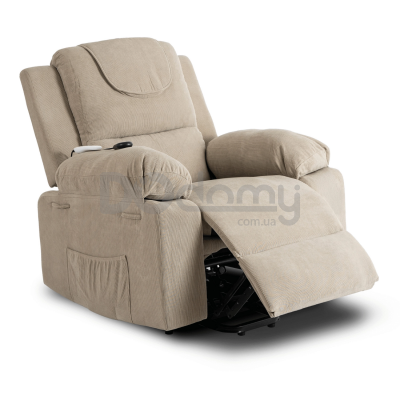 Крісло реклайнер MEBEL ELITE FENIX Бежевий, фото 2
