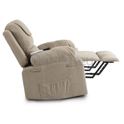 Крісло реклайнер MEBEL ELITE FENIX Бежевий, фото 4