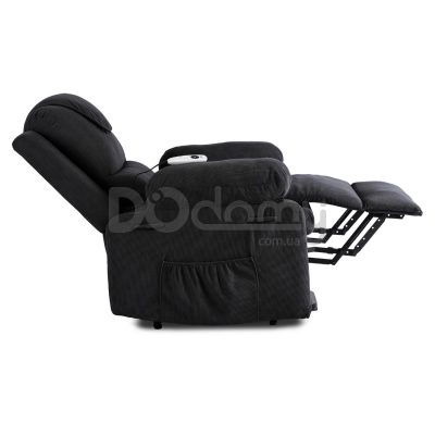 Крісло реклайнер MEBEL ELITE FENIX Чорний, фото 4