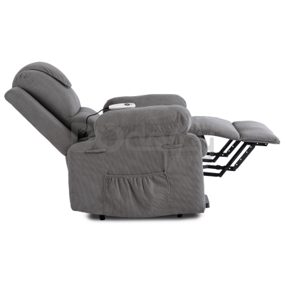 Крісло реклайнер MEBEL ELITE FENIX Сірий, фото 4