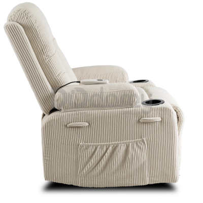 Крісло реклайнер MEBEL ELITE BOX Sztruksowy Бежевий, фото 3