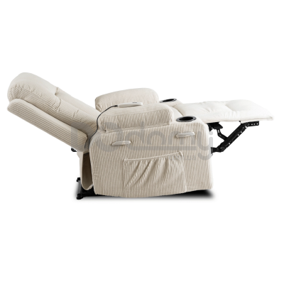 Крісло реклайнер MEBEL ELITE BOX Sztruksowy Бежевий, фото 5