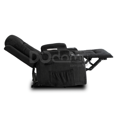 Крісло реклайнер MEBEL ELITE BOX Sztruksowy Чорний, фото 3