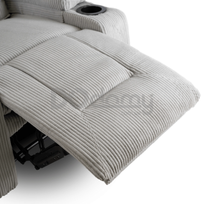 Крісло реклайнер MEBEL ELITE BOX Sztruksowy Сірий, фото 6