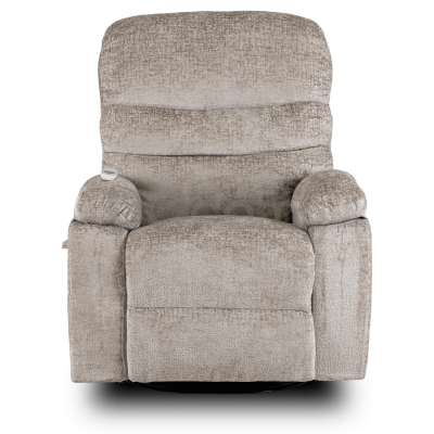 Крісло реклайнер MEBEL ELITE BRUCE Бежевий Тканина, фото 3