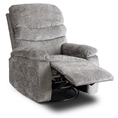 Крісло реклайнер MEBEL ELITE BRUCE Сірий Тканина, фото 2