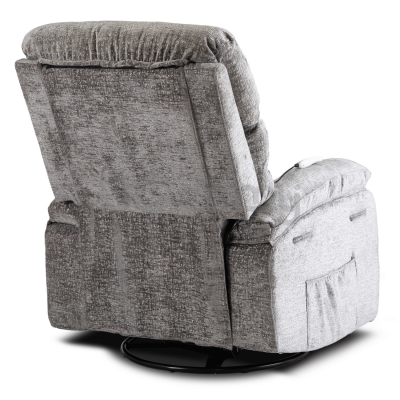 Крісло реклайнер MEBEL ELITE BRUCE Сірий Тканина, фото 3
