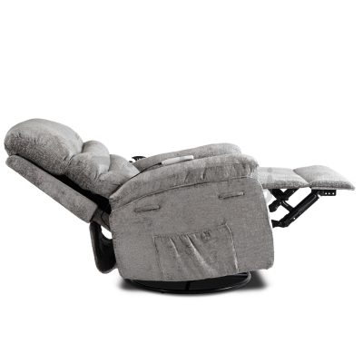 Крісло реклайнер MEBEL ELITE BRUCE Сірий Тканина, фото 5