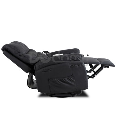 Крісло реклайнер MEBEL ELITE BRUCE Чорний Екошкіра, фото 4