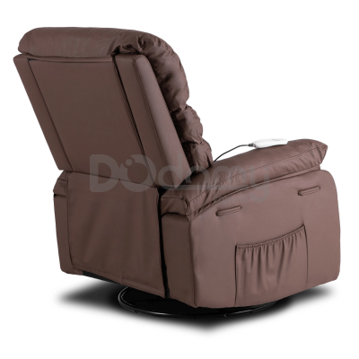 Крісло реклайнер MEBEL ELITE BRUCE Коричневий Екошкіра, фото 2