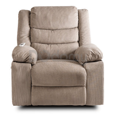 Крісло реклайнер MEBEL ELITE JASPER Бежевий Тканина, фото 2