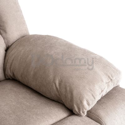 Крісло реклайнер MEBEL ELITE JASPER Бежевий Тканина, фото 7