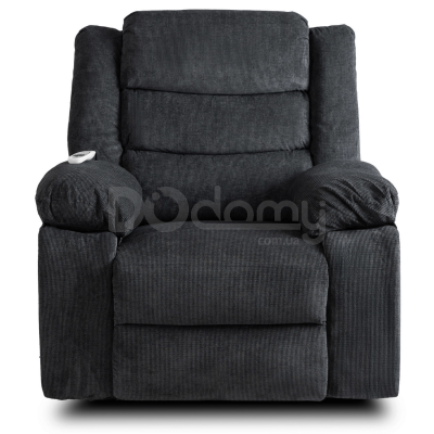 Крісло реклайнер MEBEL ELITE JASPER Чорний Тканина, фото 2