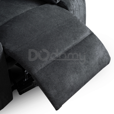 Крісло реклайнер MEBEL ELITE JASPER Чорний Тканина, фото 4