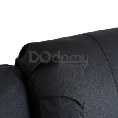 Крісло реклайнер MEBEL ELITE JASPER Чорний Екошкіра, фото 3
