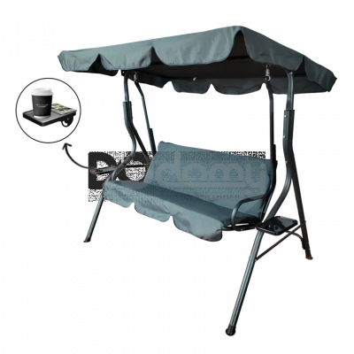 GARDEN LINE Садова гойдалка GARDEN LINE 170x110x153 см Антрацит *3088, фото 2