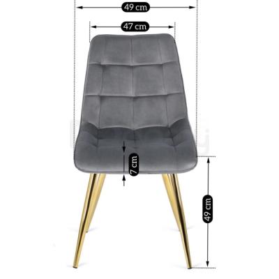 Стул MEBEL ELITE CARO Серый, фото 5