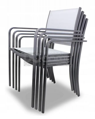 GARDEN LINE Садове крісло 54x55x86см Сірий *0877, фото 2