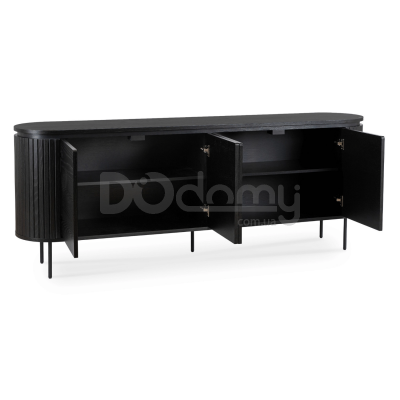 Комод MEBEL ELITE BECK 200 Чорний, фото 4