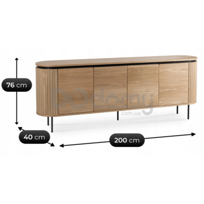 Комод MEBEL ELITE BECK 200 Дуб, фото 9