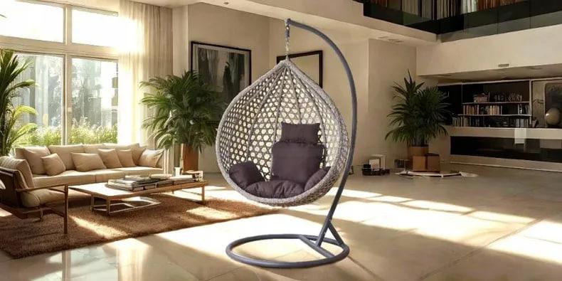 Підвісне крісло GARDEN LINE S Сірий / темно-сірий *0209, фото 1