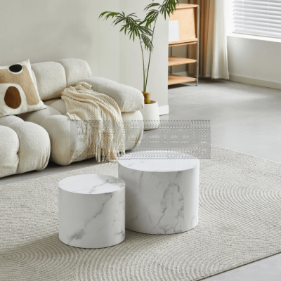 Комплект журнальних столиків MEBEL ELITE LEILA Мармур, фото 1